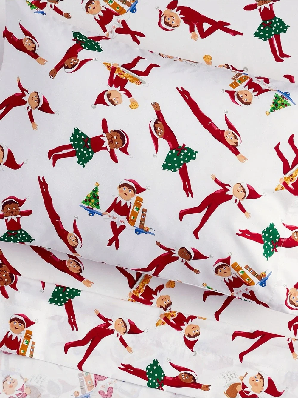 Pottery Barn Kids Elf On The Shelf Sheet Set (Full)